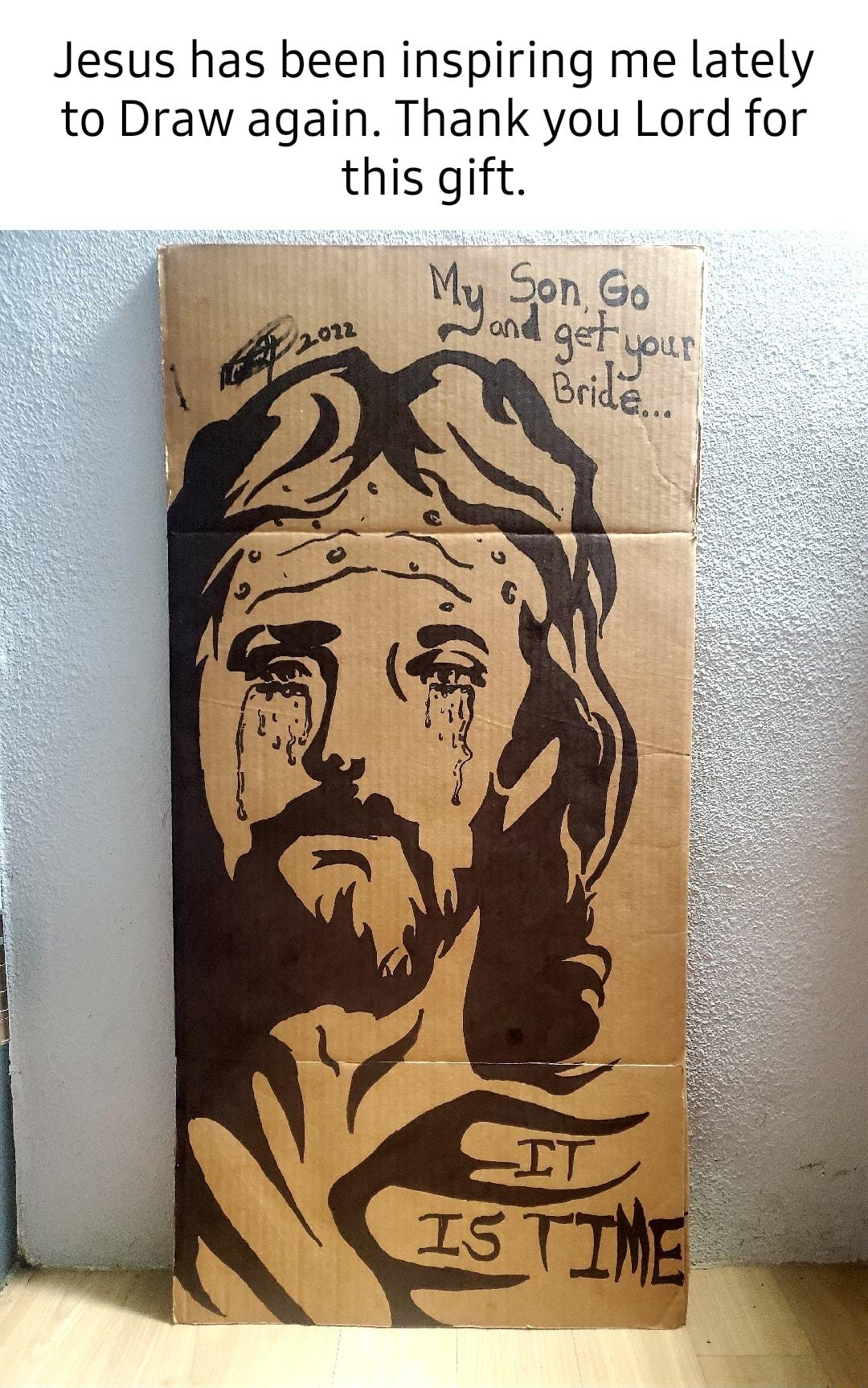 Jesus has been inspiring me lately to Draw again Thank you Lord for this gift