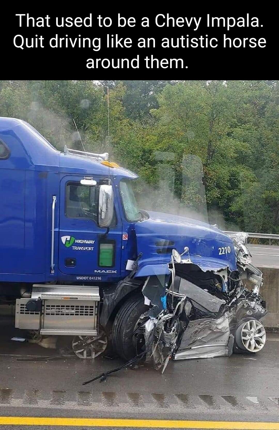 That used to be a Chevy Impala Quit driving like an autistic horse EIIalsRGIT N