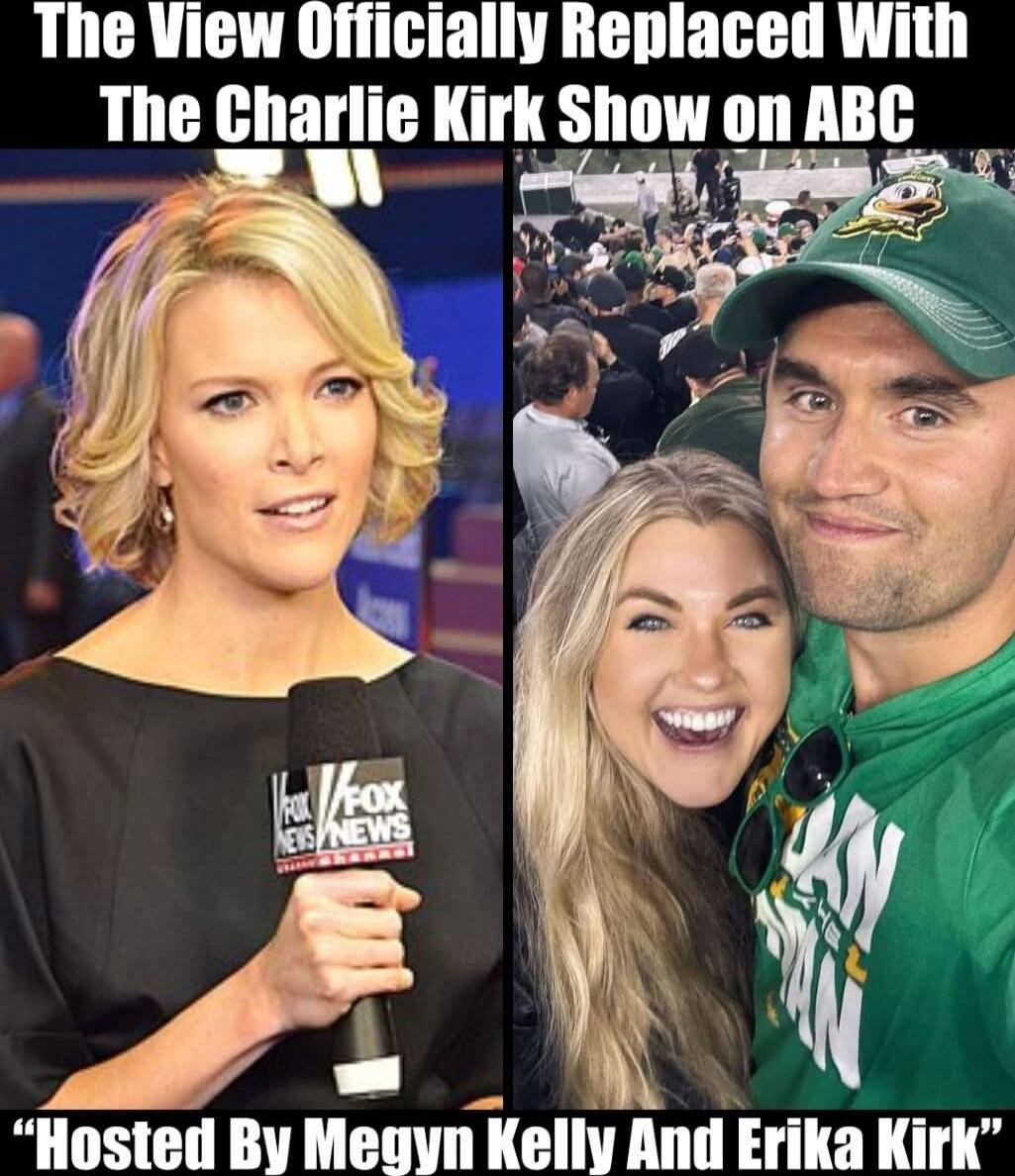 The View Officially Replaced With The Charlie Kirk Show on ABC
