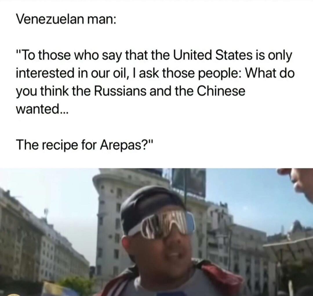 Venezuelan man: 