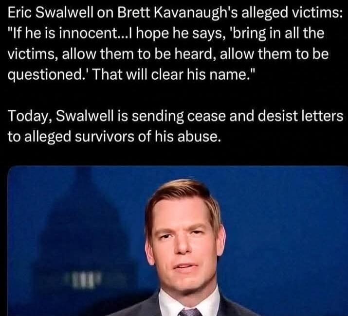 Eric Swalwell on Brett Kavanaugh's alleged victims: 