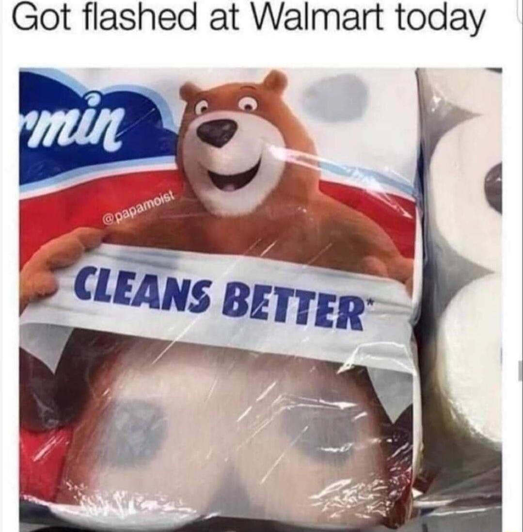 Got flashed at Walmart today