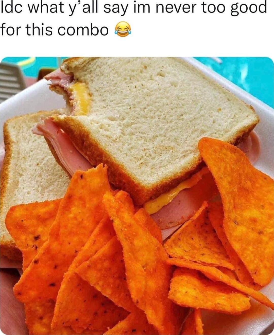 ldc what yall say im never too good for this combo