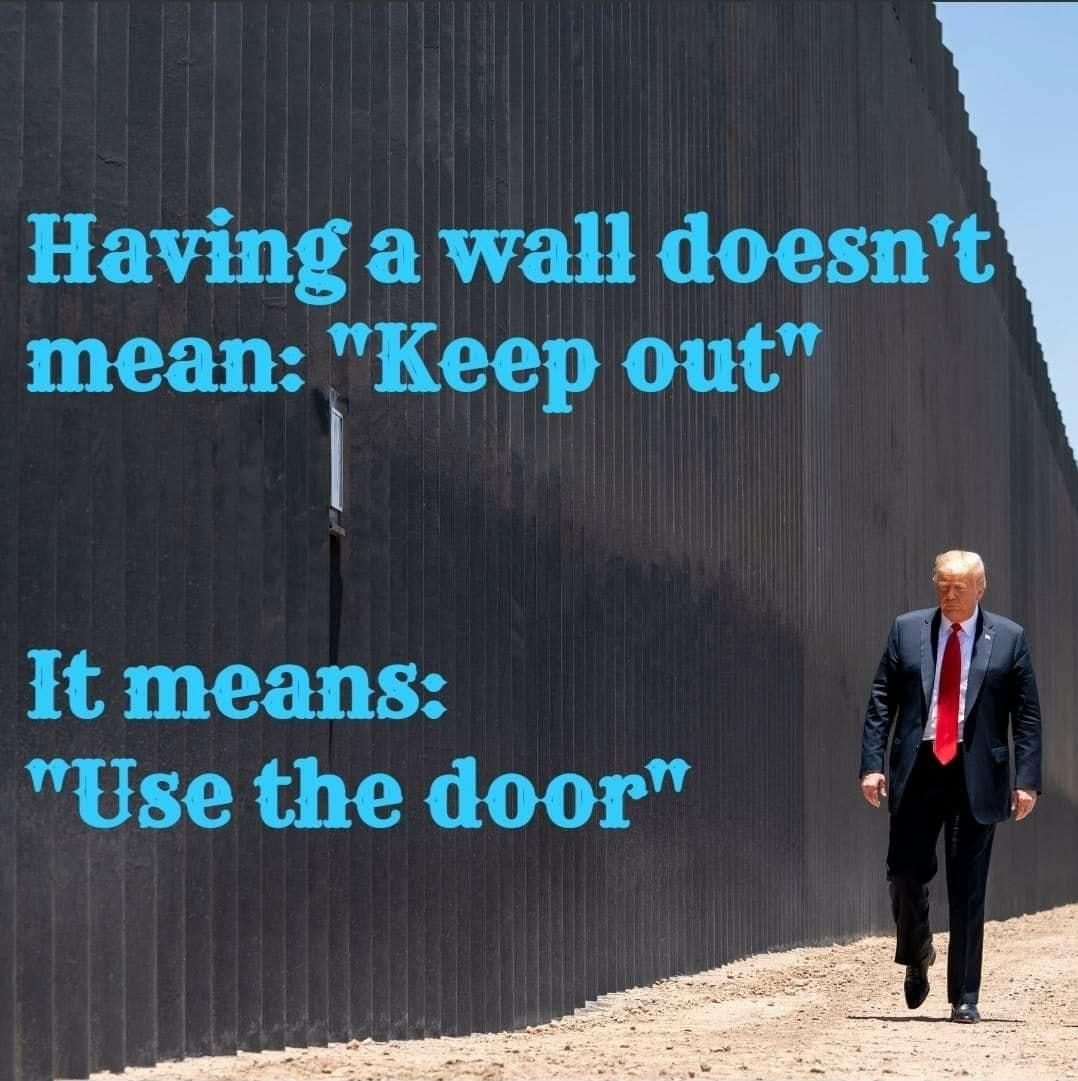 Having a wall doesnt mean Keep out It means Use the door g