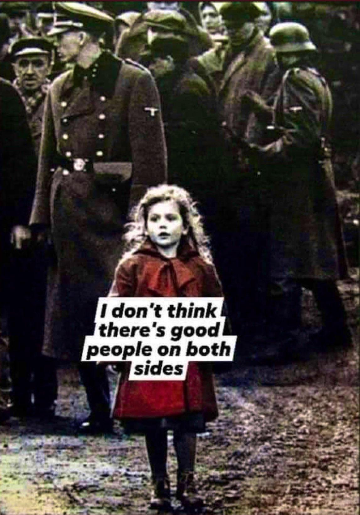 I dont think theres good people on both