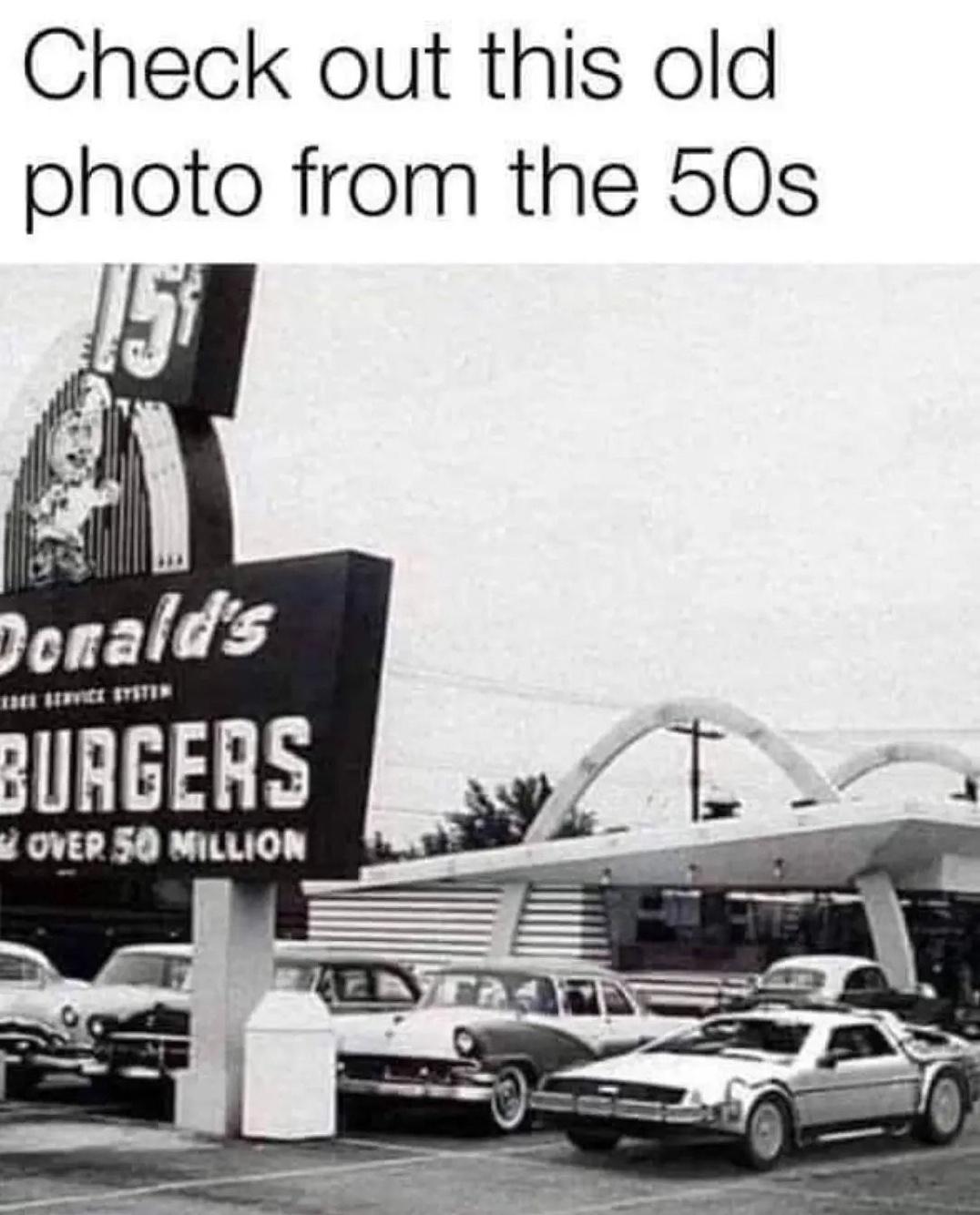 Check out this old photo from the 50s