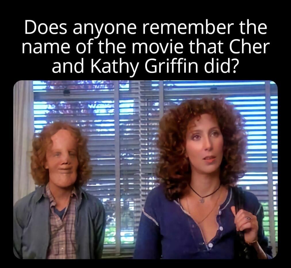 Does anyone remember the name of the movie that Cher and Kathy Griffin did?