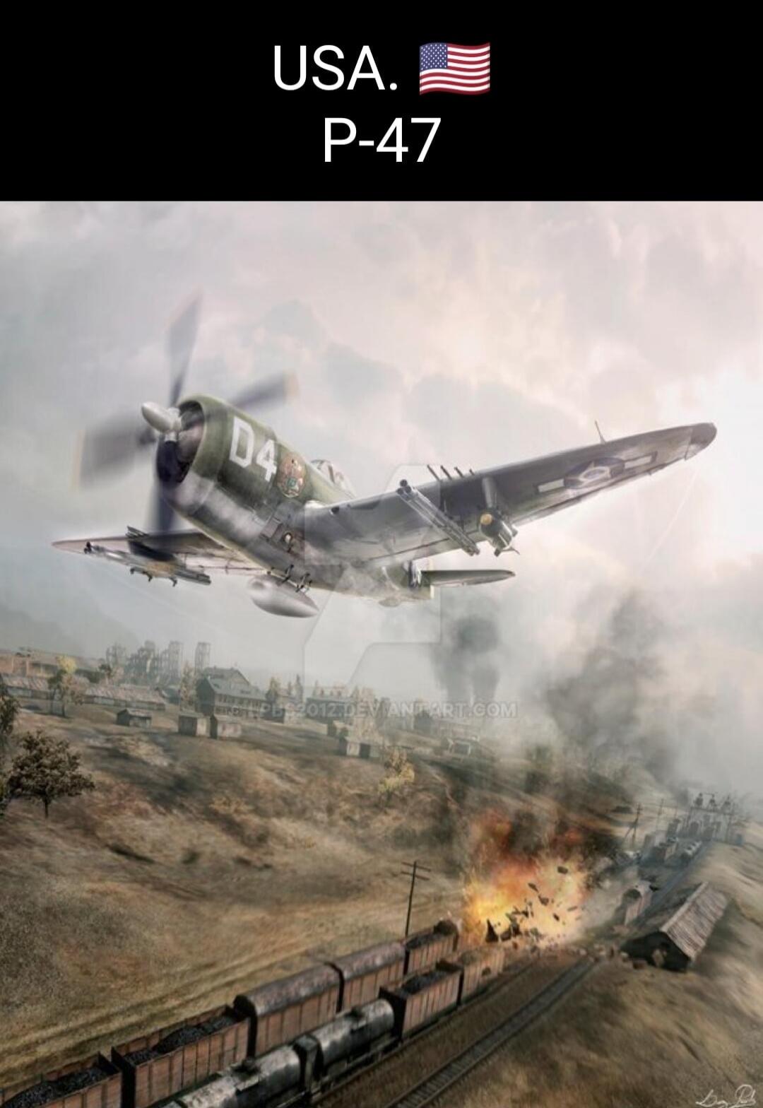 USA. P-47