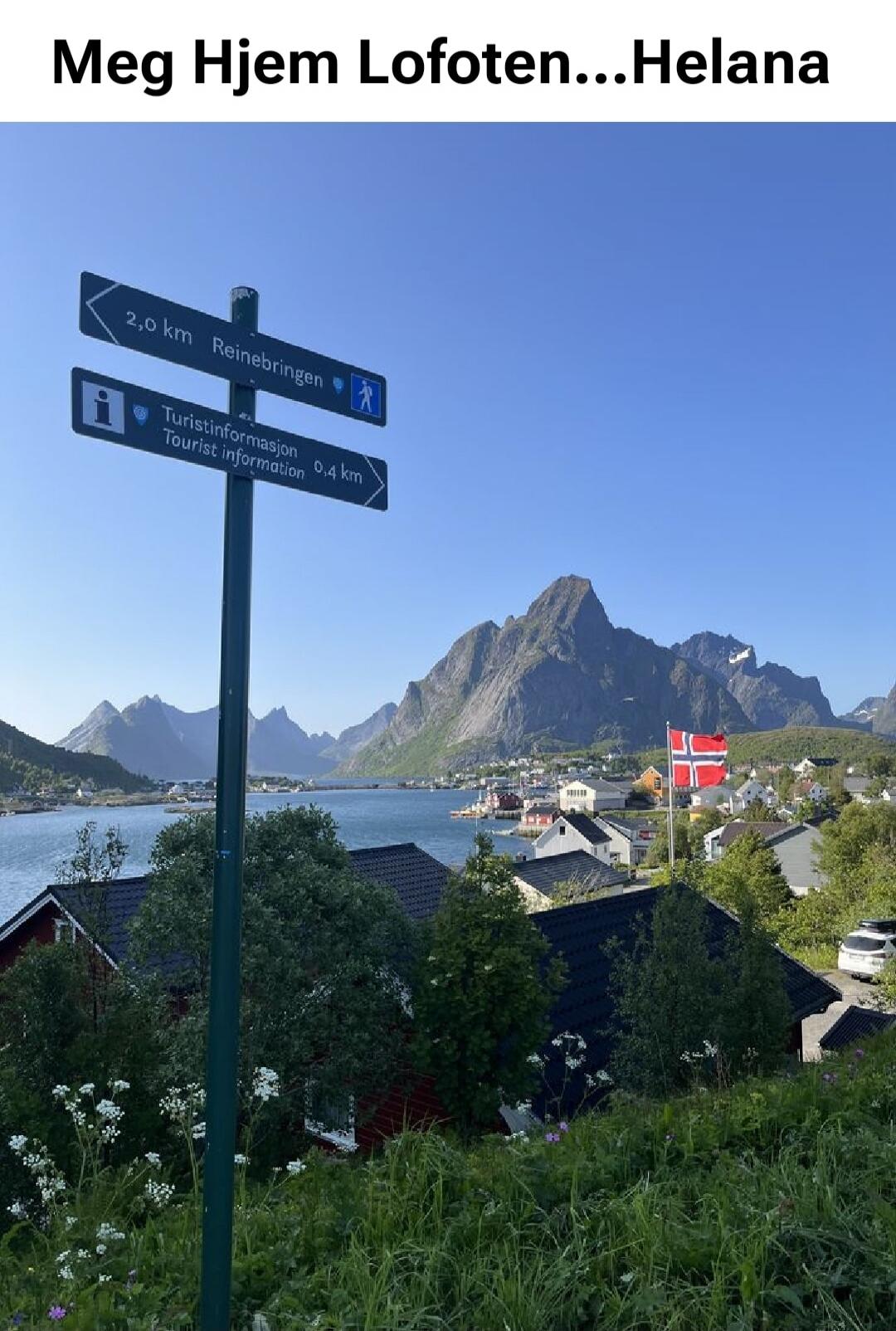 Meg Hjem Lofoten...Helana. 2.0 km Reinebringen. Tourist information 0.4 km.