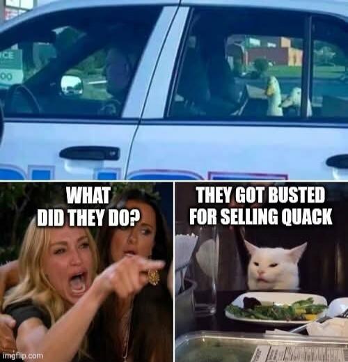 WHAT DID THEY DO? THEY GOT BUSTED FOR SELLING QUACK