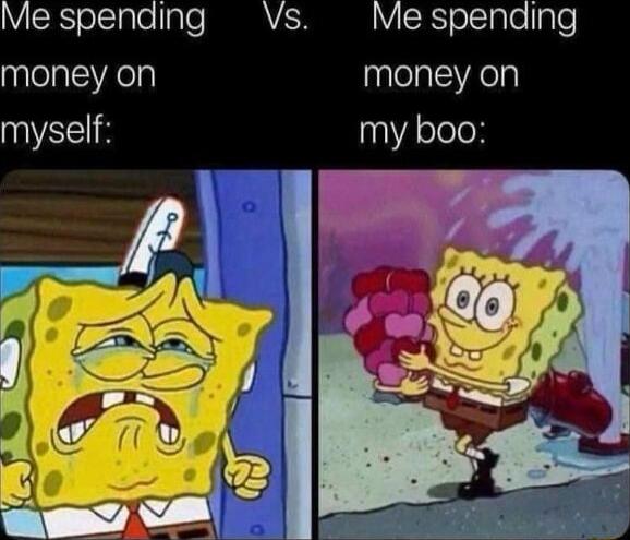 Mespending Vs Me spending money on money on