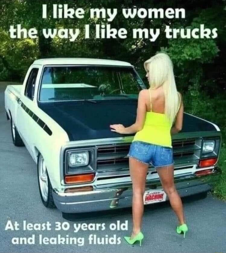llikemy women the way 1 like my trucks