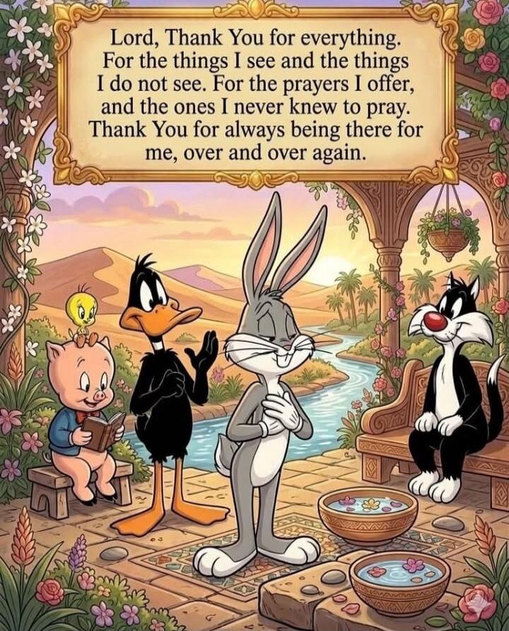 Lord, Thank You for everything. For the things I see and the things I do not see. For the prayers I offer, and the ones I never knew to pray. Thank You for always being there for me, over and over again.