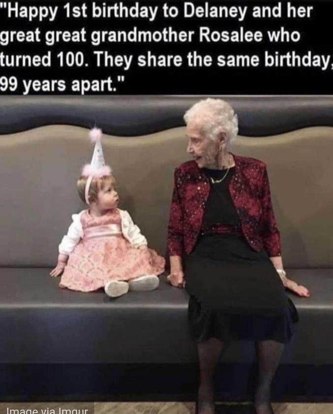 IET R EIGGEEVRGIEELEEL G great great grandmother Rosalee who TOEL R RS ETER G R CRT G L ENY 99 years apart g e