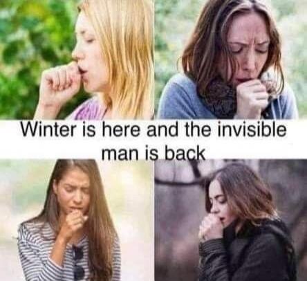 Winter is here and the invisible man is back