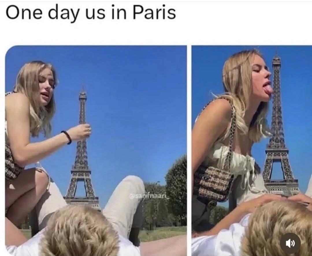 One day us in Paris