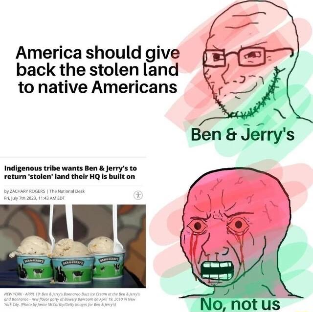 America should give back the stolen land to native Americans