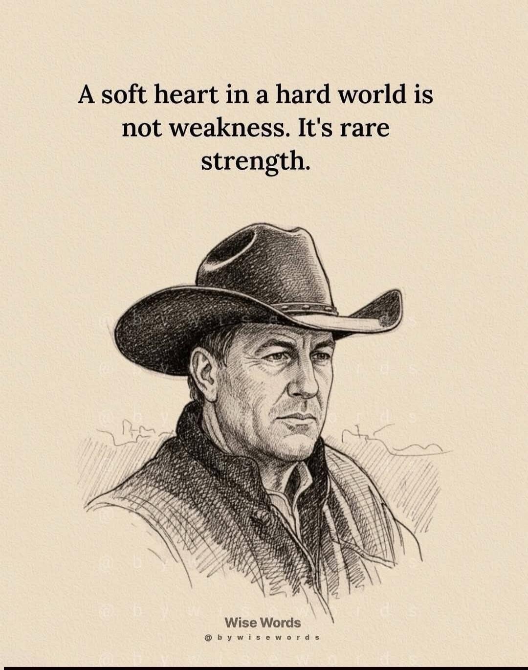 A soft heart in a hard world is not weakness. It's rare strength.