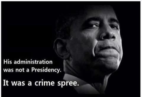 His administration was not a Presidency. It was a crime spree.