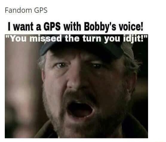 Fandom GPS Iwanta GPS with Bobbys voice