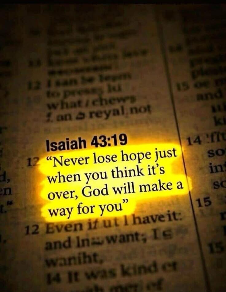 Isaiah 43:19 