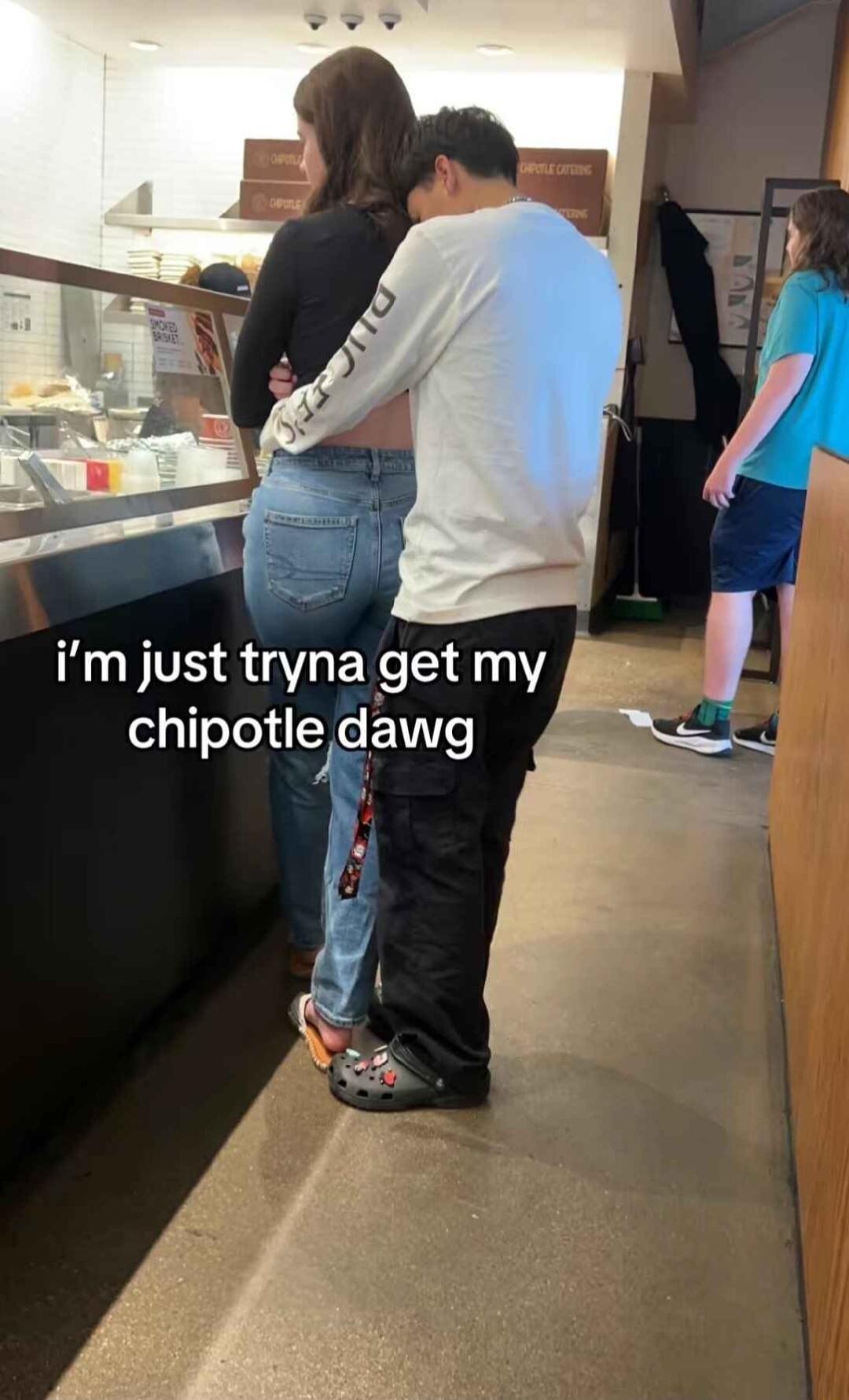 1 im just tryna get my E chipotledawg AN