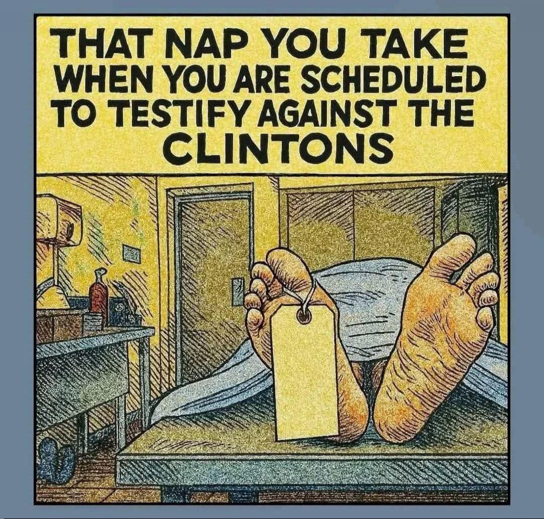 THAT NAP YOU TAKE WHEN YOU ARE SCHEDULED TO TESTIFY AGAINST THE CLINTONS