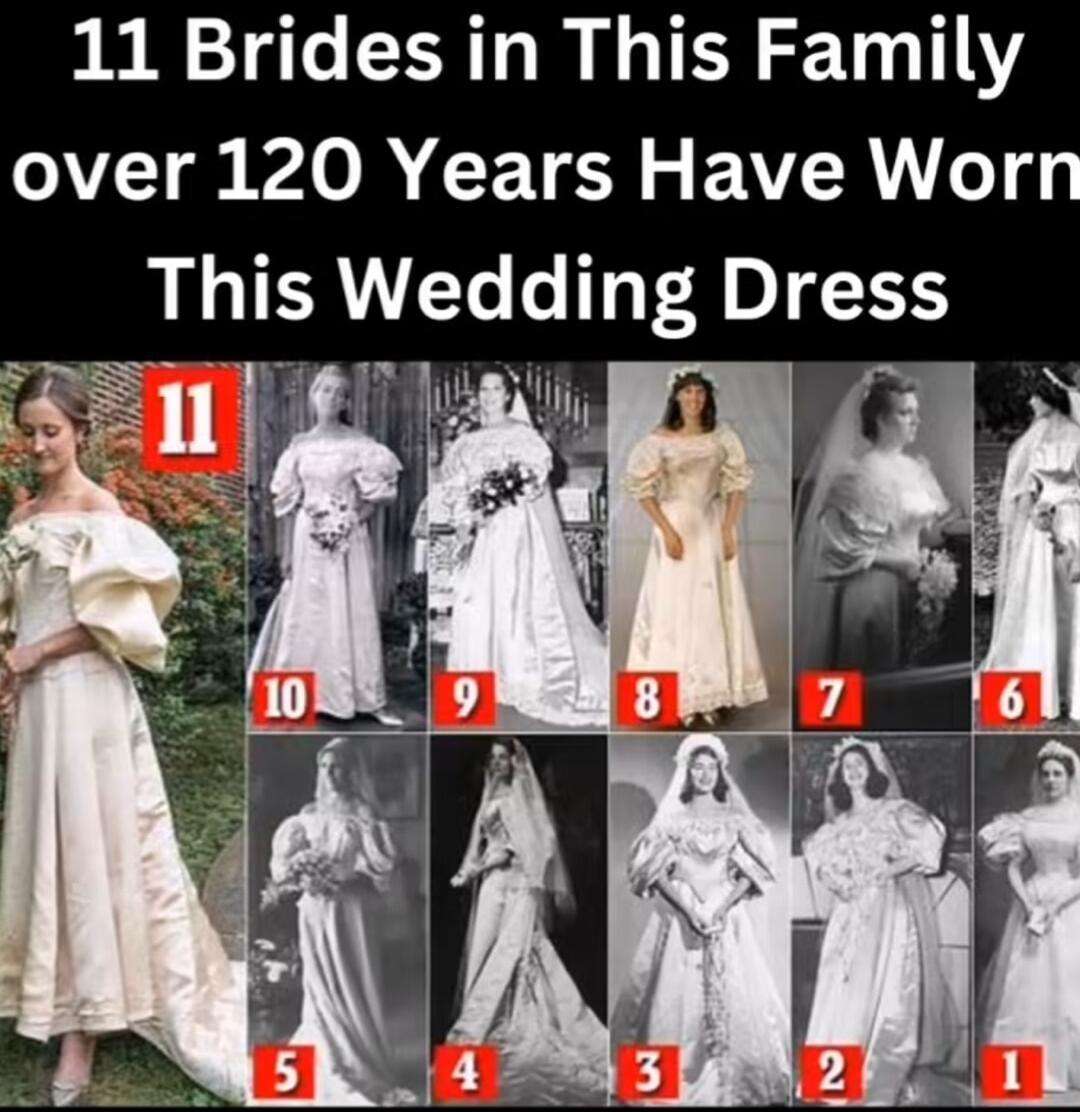 11 Brides in This Family V1 e VA0l EVEC S EAVRN oy Ths Weddlng Dress