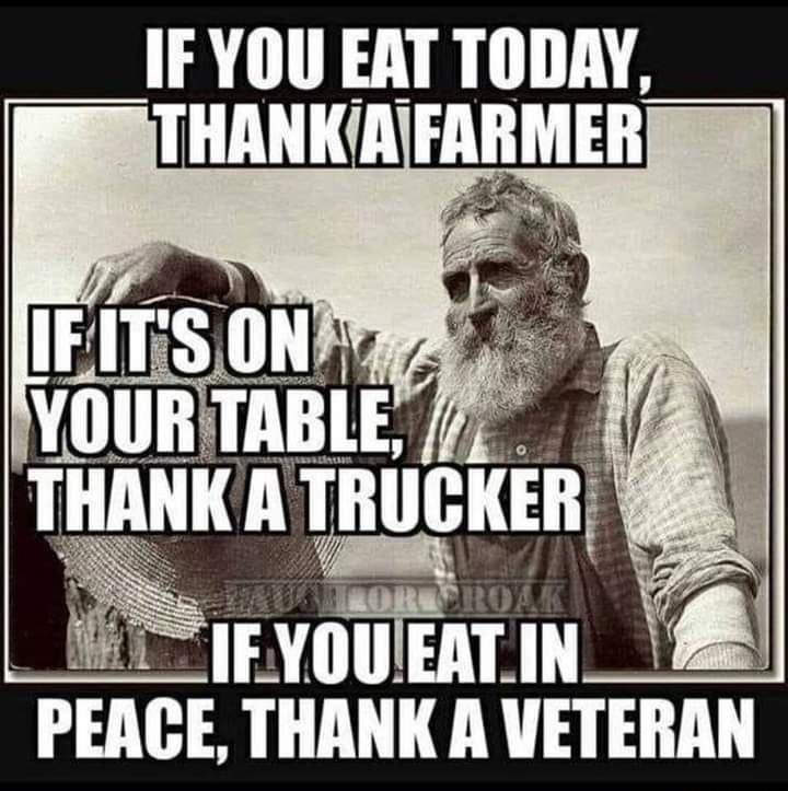 IF YOU EAT IIIIAY U iEvouleaT v 2 PEACE THANK A VETERAN