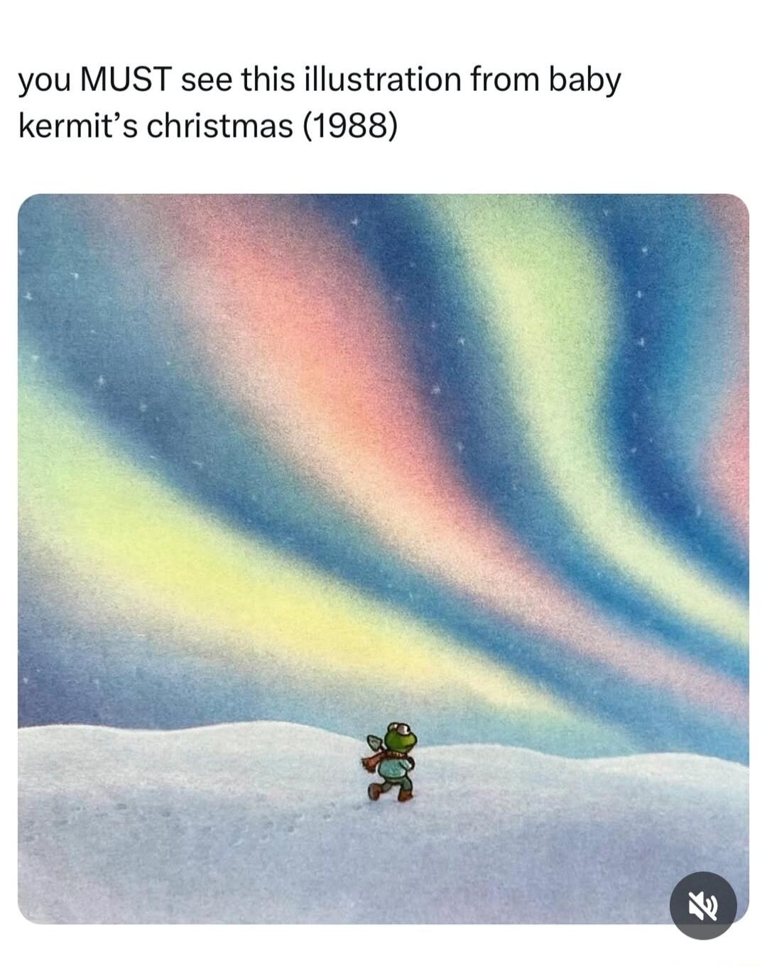 you MUST see this illustration from baby kermits christmas 1988