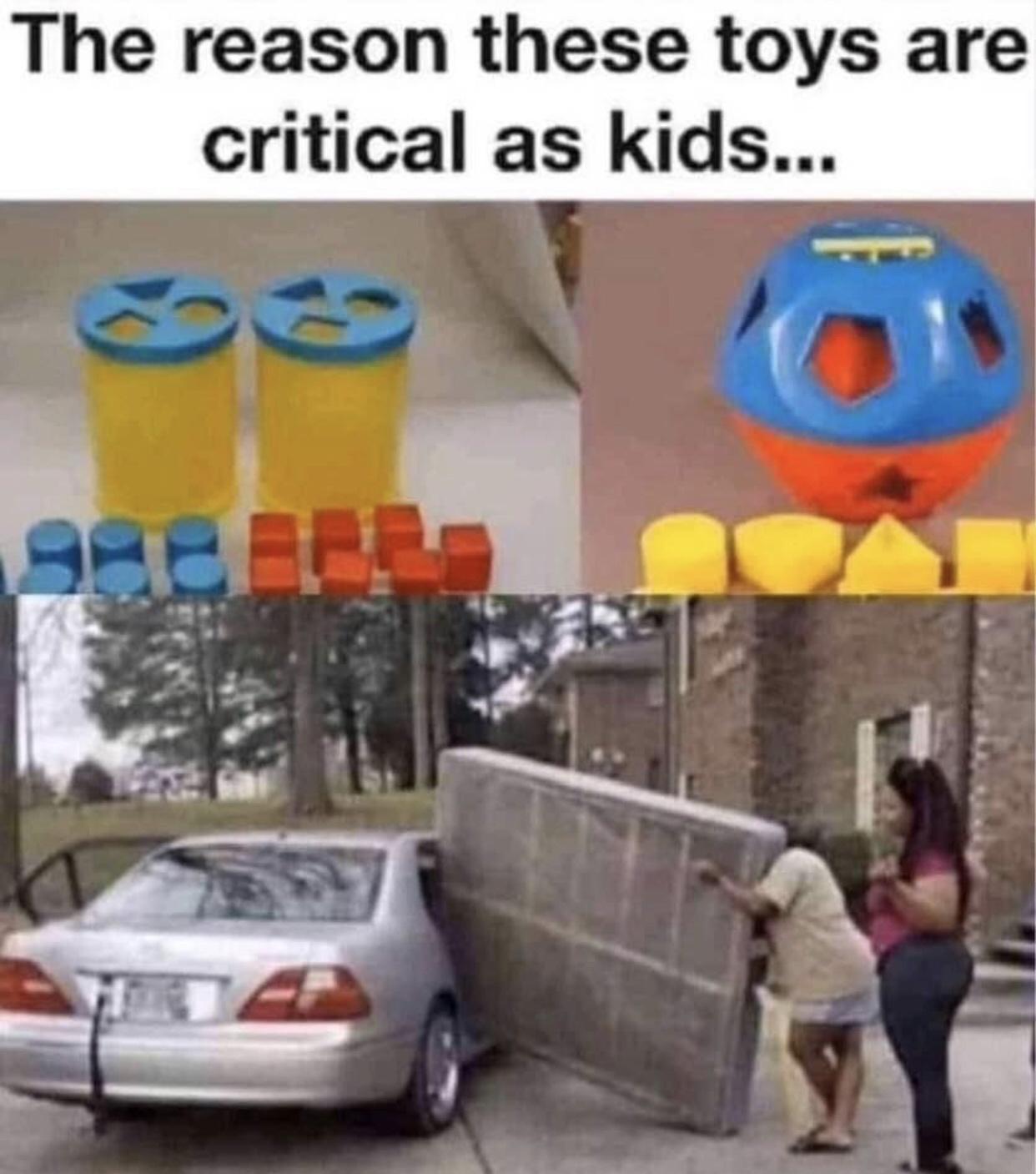 The reason these toys are critical as kids