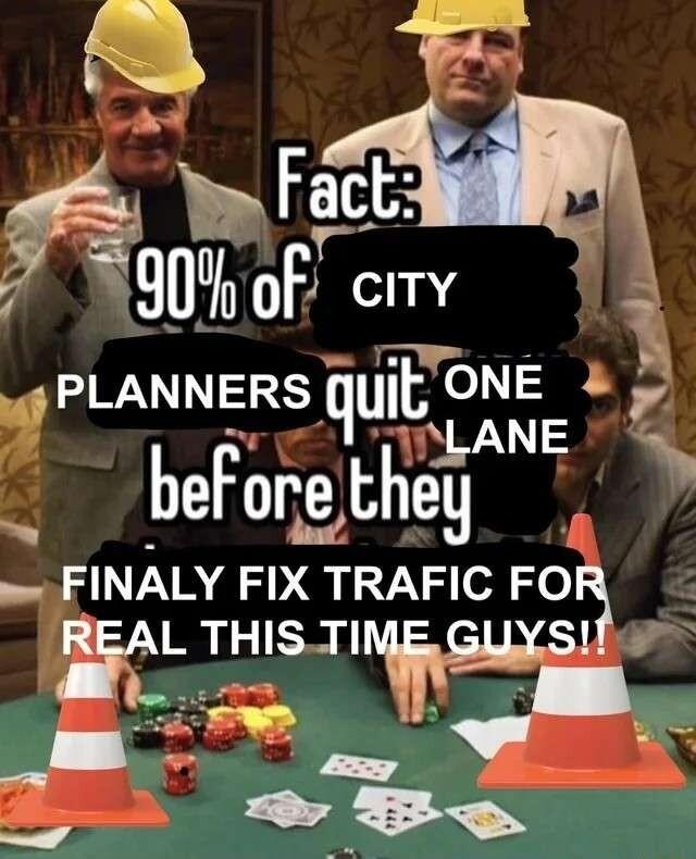 A QA xFM 7 S00of o 1 sPLANNERS qut EXIEE 7 beforgthey FINALY FIX TRAFIC FO L THIS Illgws