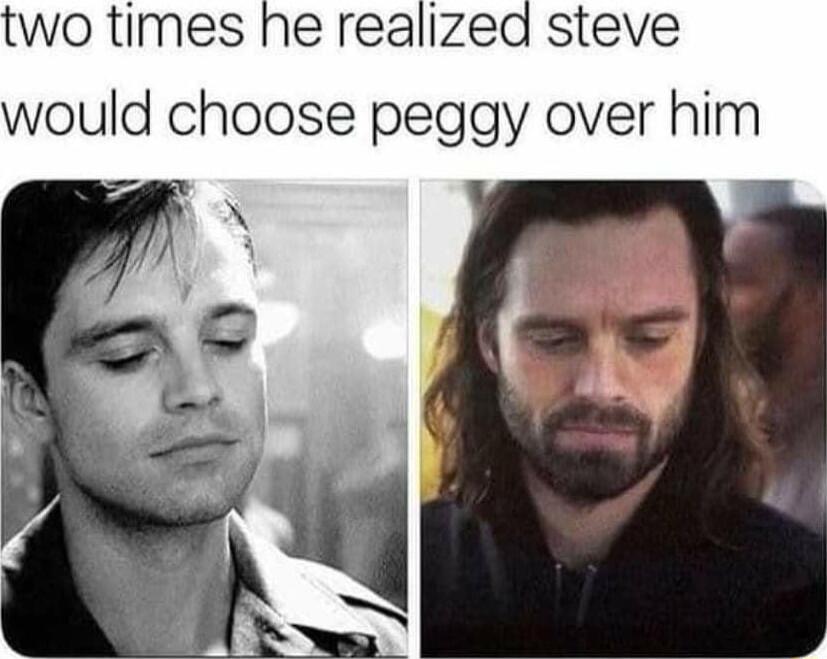two times he realized would choose peggy over him