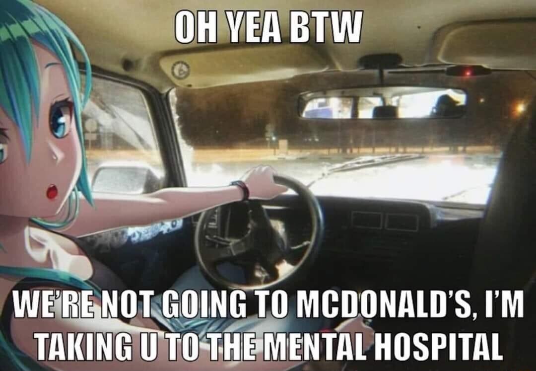 OHYVENBTW J e INGTO MCDONALDS 1M FHEMENTAL HOSPITAL