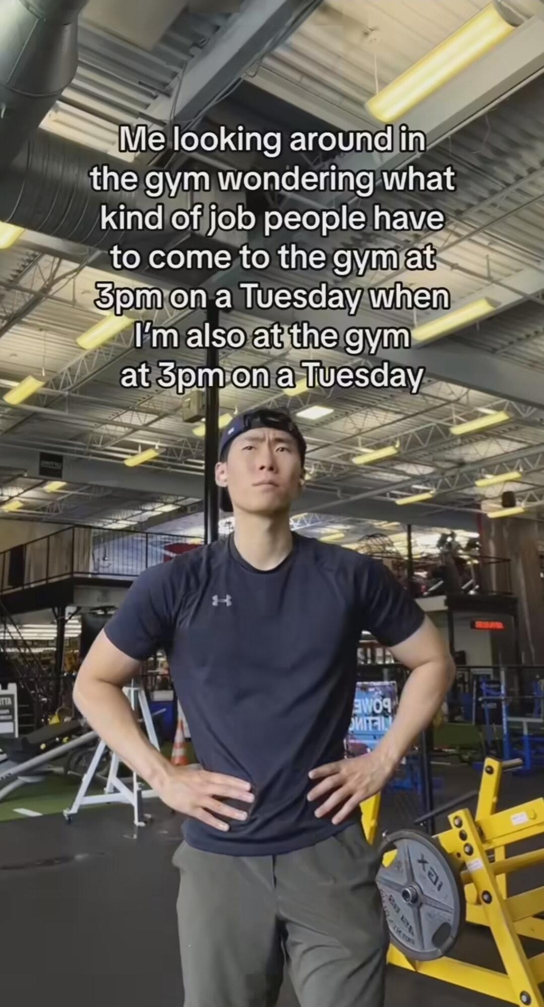 the gym wonderlng what mdfob people UEWS