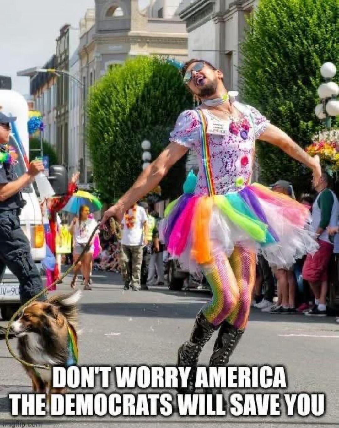 DON'T WORRY AMERICA THE DEMOCRATS WILL SAVE YOU