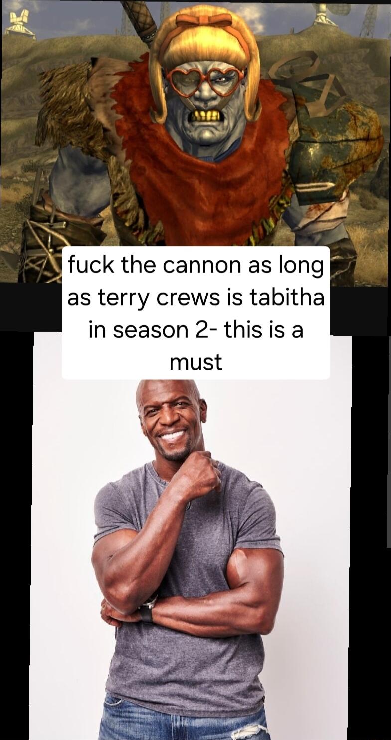 as terry crews is tabitha in season 2 thisis a must