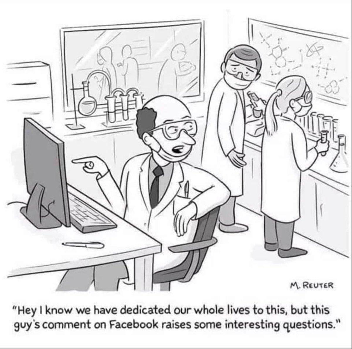 szl R 7 VI M ReuTER Hey know we have dedicated our whole lives to this but this guys comment on Facebook raises some interesting questions