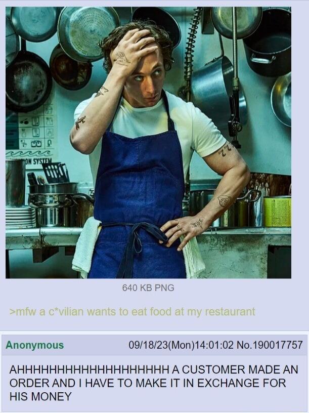 Anonymous 091823Mon140102 No190017757 AHHHHHHHHHHHHHHHHHHH A CUSTOMER MADE AN ORDER AND HAVE TO MAKE IT IN EXCHANGE FOR HIS MONEY