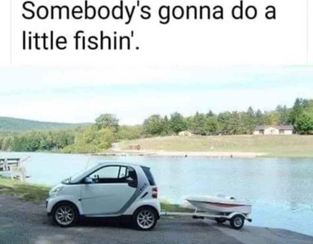 Somebodys gonna do a little fishin