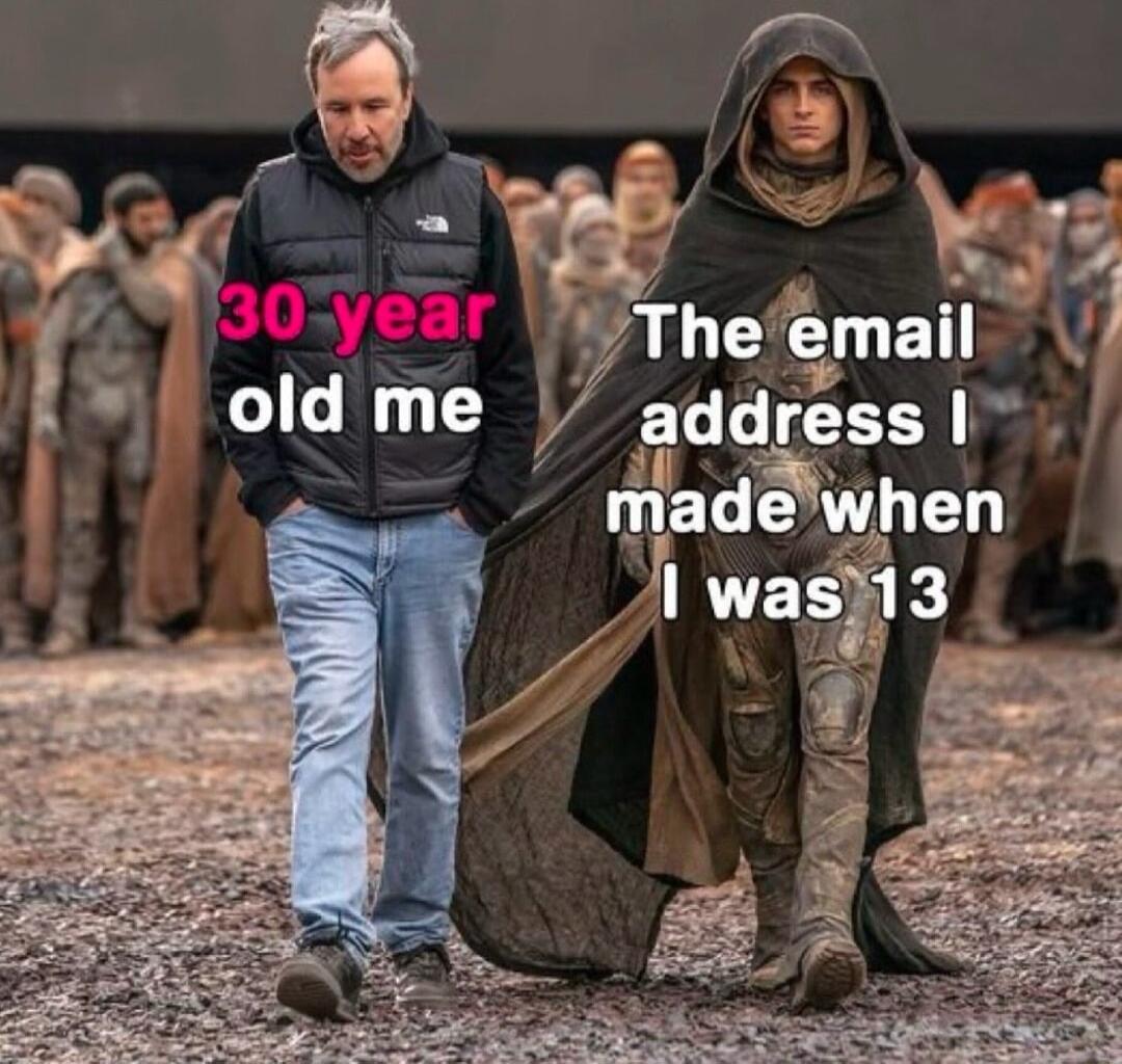 W a2l The email addressl made when