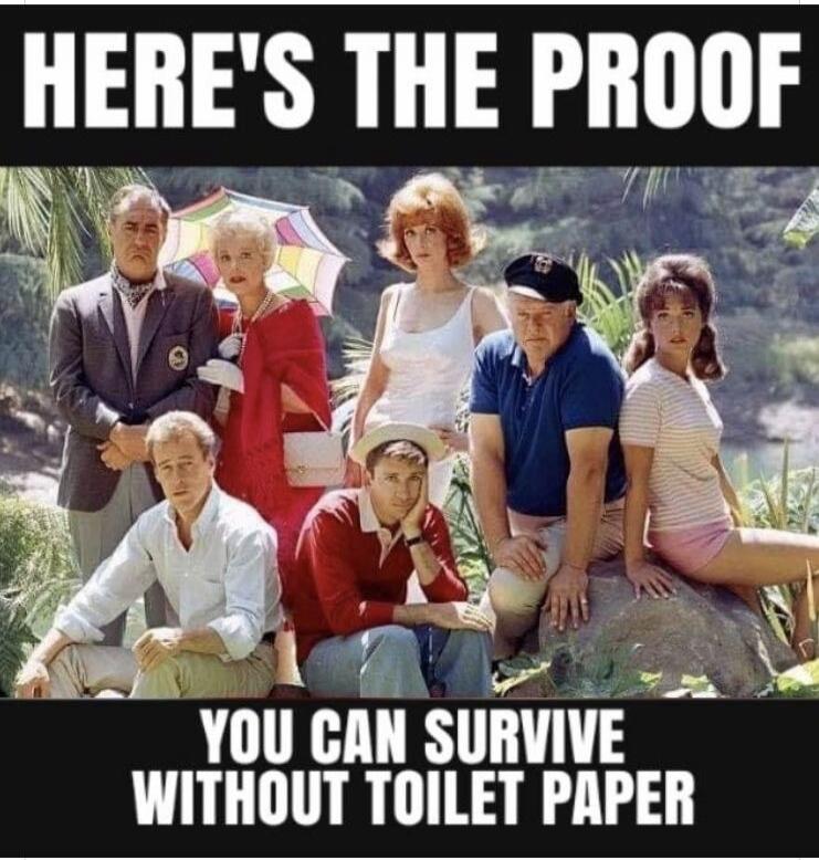 HERE'S THE PROOF YOU CAN SURVIVE WITHOUT TOILET PAPER