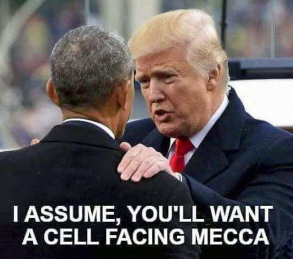 I ASSUME, YOU'LL WANT A CELL FACING MECCA
