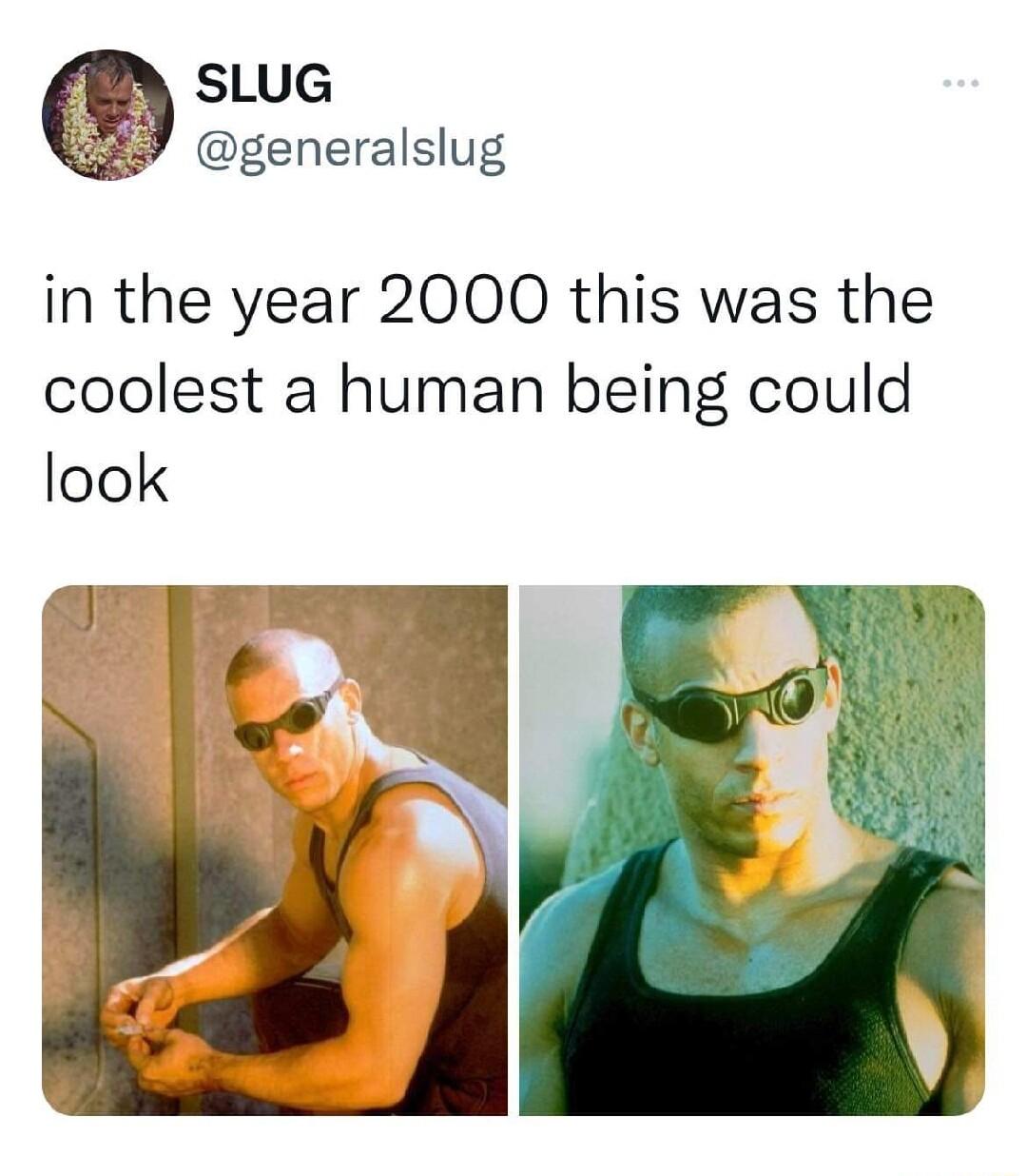 SLUG generalslug in the year 2000 this was the coolest a human being could look rd