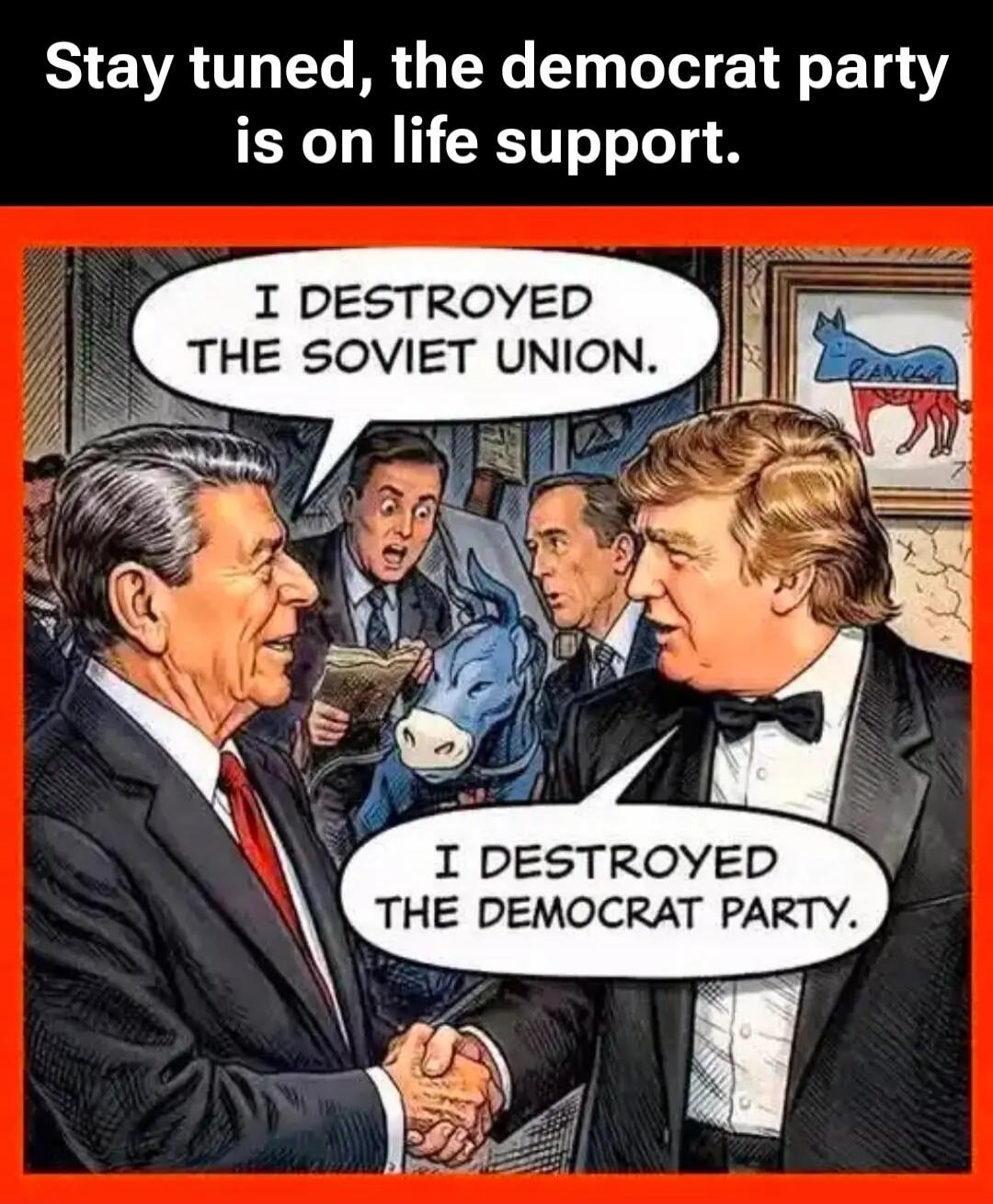 Stay tuned, the democrat party is on life support.