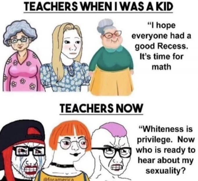 TEACHERS WHEN I WAS A KID 