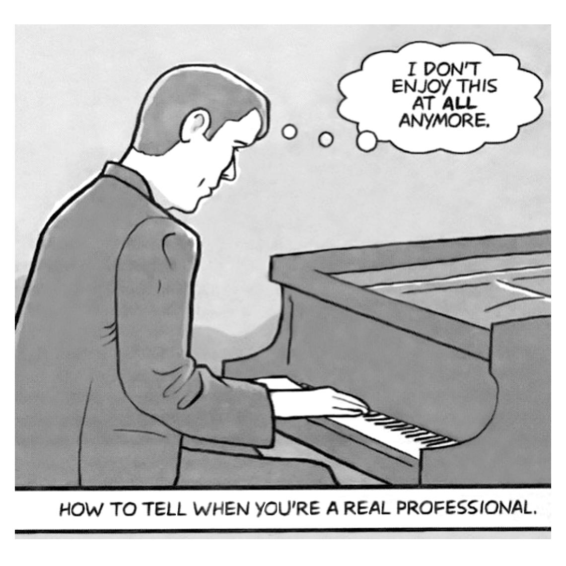 S HOW TO TELL WHEN YOURE A REAL PROFESSIONAL