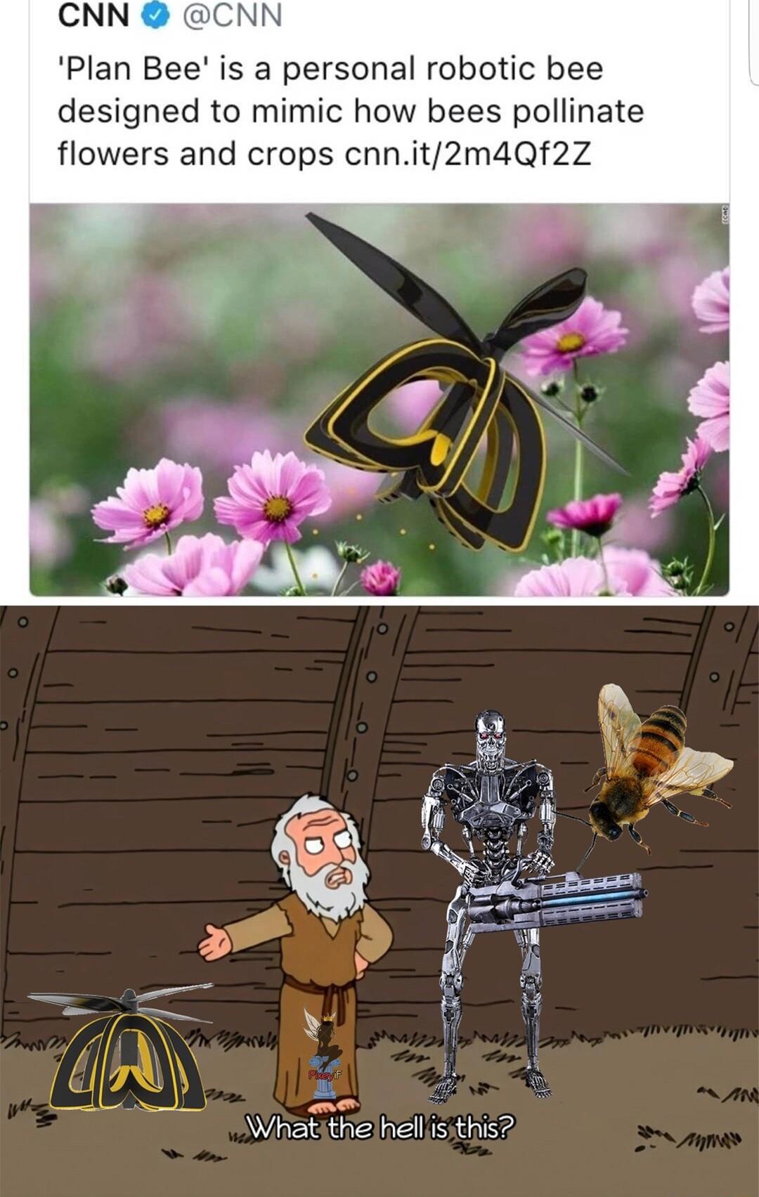 CNN CNN Plan Bee is a personal robotic bee designed to mimic how bees pollinate flowers and crops cnnit2m4Qf2Z