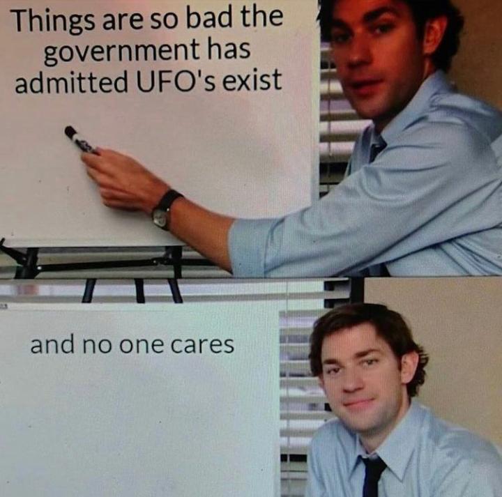 Things are so bad the government has admitted UFQOs exist