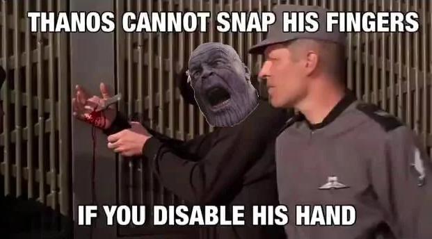IF YOU DISABLE HIS HAND